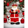 Cosmos Gifts 10715 Fine Ceramic Hand Painted Firefighter Santa Claus