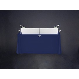 Tabletop DJ Facade by Dragon Frontboards: Short White Acrylic 4' Tabletop Facade