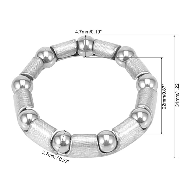 X AUTOHAUX 2pcs 31mm x 9 Ball Bearings Cages Crank