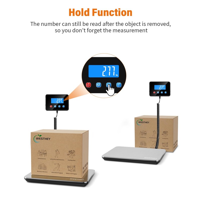 Shipping Scale 0.5oz-440lb High Accuracy Postal Digital Weight Luggage Scale