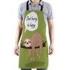HGOD DESIGNS Sloth Kitchen Apron,Cartoon Cute Lazy Sloth With The