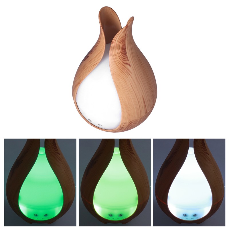 Aromatherapy Humidifier 200ml 100V to 240V Light Wood Grain Diffuser