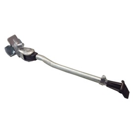 Laxzo ® Adjustable Bike Kickstand, Fits 24-28 Inch Wheels, Aluminium Alloy Side Stand with Anti-Slip Bigfoot Design, Chainstay Mount, for Mountain, Road, and Kids Bikes