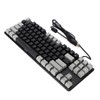 87 Key Mechanical Keyboard RGB Backlight Blue Switch Quick Response