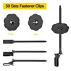FUTRPOW Solar Panel Bird Guard Fastener Clips,50 Sets Critter Guard