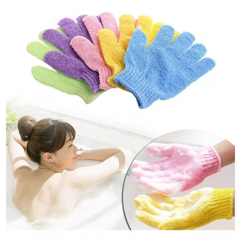 SM 3 Pares Guante Exfoliante Spa Baño Ducha