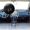 SNOMEL 2 Pcs Car Hooks for Passenger Glove Box, Self-Adhesive