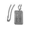 3 ARCHES USA Religious Messianic Necklace Silver Plated Inscribed With