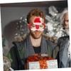 Parliky Christmas Party Glasses Unique Hat Beard Frame Photo Prop
