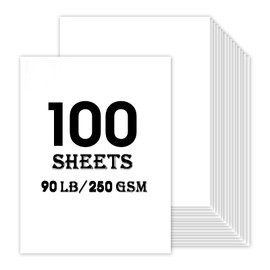 KIVTFF 11x17 Large White Card Stock, 100 Sheets, 80lb Thick, A3 Paper, Poster Paper, Display Board, Art & Crafts, Exhibits
