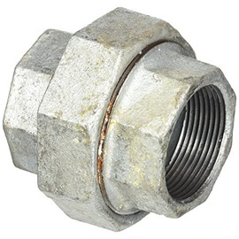 LDR Industries 311 U-112 Union, 1-1/2 Inch, Black