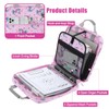 MoKo Zipper Binder, 2 Inch 3 Ring Binder with 500
