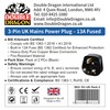 Double Dragon 13 Amp UK 3-Pin Plug | Heavy-Duty Rewireable