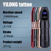 YILONG Wireless Tattoo Pen F1 Machine Coreless Motor Rechargable Battery