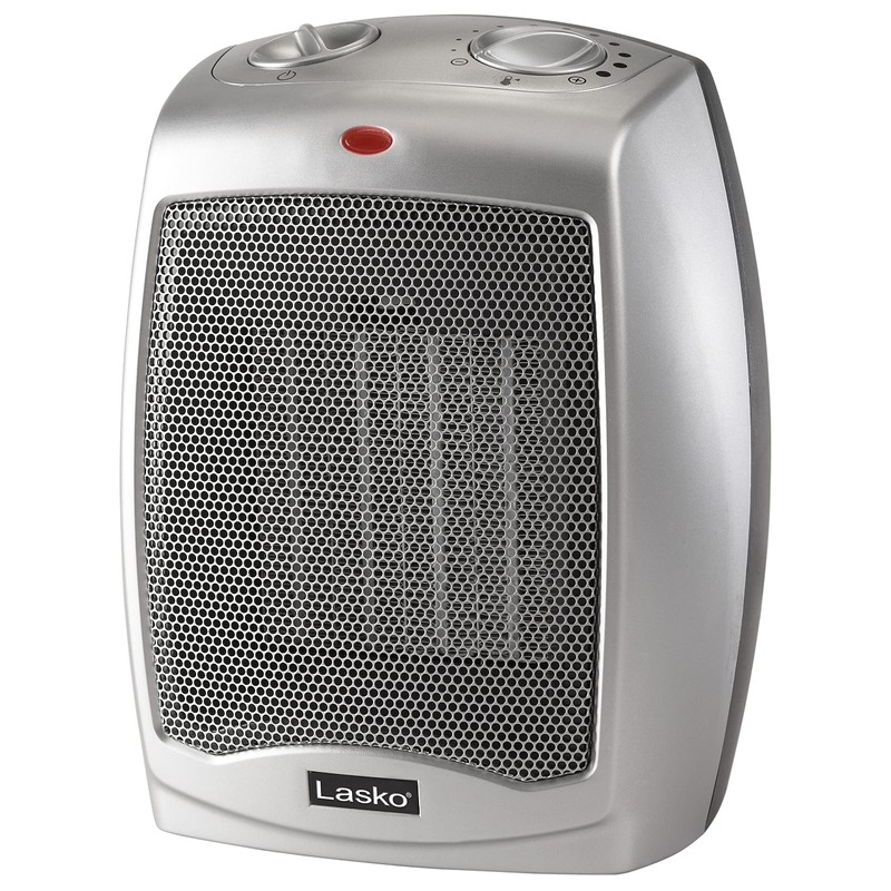 Lasko Desktop Electric Ceramic Space Heater with Adjustable Thermostat, 2