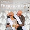 60 Wedding Anniversary Decorations 60 Silver Wedding Banner Balloons Happy