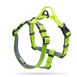 True Love TLH6171 Dog Harness Adjustable Reflective Pet Vest (Neon Yellow, L)