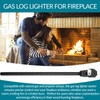 ZGTools Universal Gas Log Lighter Starter for Fireplace, Cast Iron