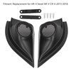 2pcs Door Pillar Tweeter Cover Trim Car Adaptations Replacement for
