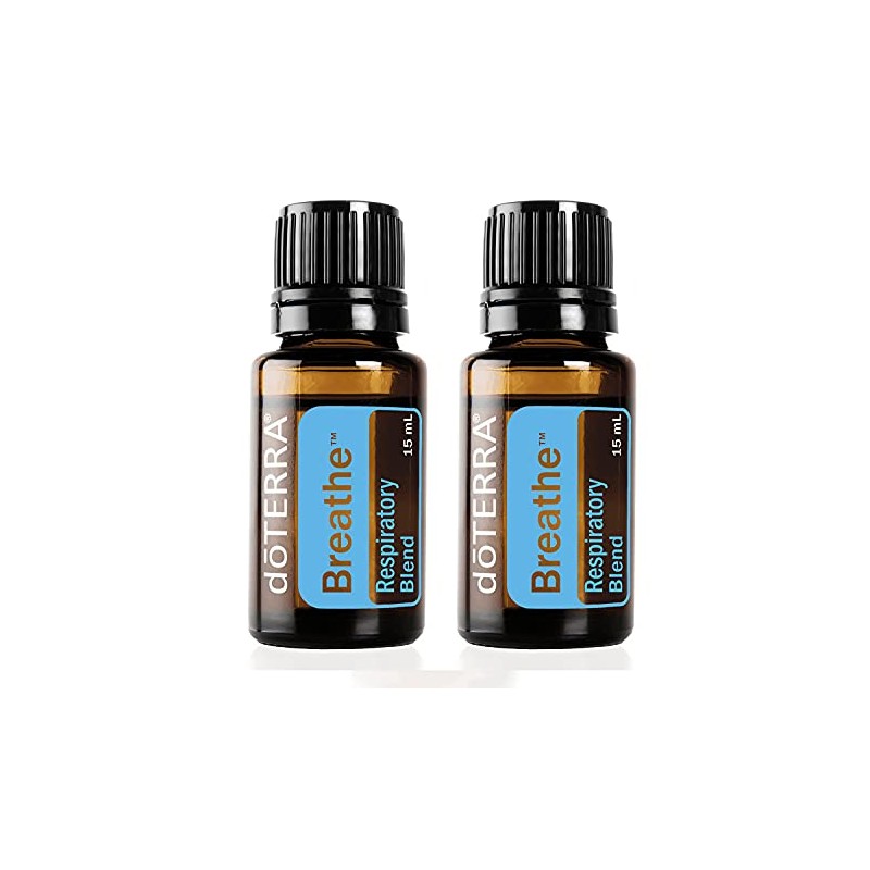 doTERRA Breathe Essential Oil Respiratory Blend 15 ml (Pack of