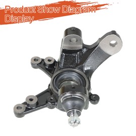 labwork Front Right Steering Wheel Knuckle Replacement for Honda Rancher 420 TRX420FM 2007-2013 51200-HP5-600