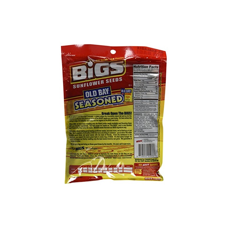 Bigs Old Bay Catch of the Day Seasoned Sunflower Seeds,