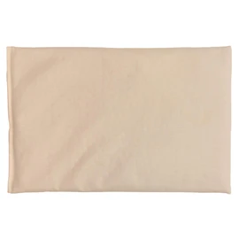 Flaxseed + Lavender Pillow 30 x 20 cm, Raw White - Undyed & Unbleached Cotton - 2-in-1 Practical Heat Cushion and Cold Cushion - 30 x 20 cm