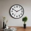 AKCISOT 16 Inch Wall Clock Large Silent Non-Ticking Wall Clocks