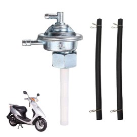 Scooter Fuel Tap Vacuum M16 Gas Fuel Tap Vacuum Low Tension Shut-off Pump Replacement for GY6 49cc 50cc 125cc 150cc Scooter Moped Go Kart Roketa