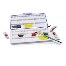 42 Well Paint Palette Air Tight, Extra Large Folding Mixing Painting Palette Acrylic, Oil & Watercolour for Artists, Students & Kids