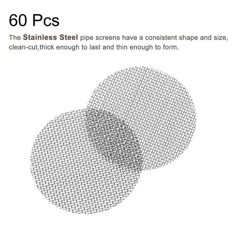 sourcing map Pipe Screen Stainless Steel Screen13/16 Inch/20mm Pack of
