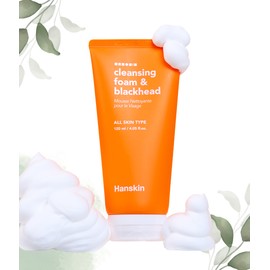 Hanskin Olive Young Hanskin Cleansing Foam & Blackhead 120ml / 올리브영 한스킨 클렌징폼&블랙헤드 120ml