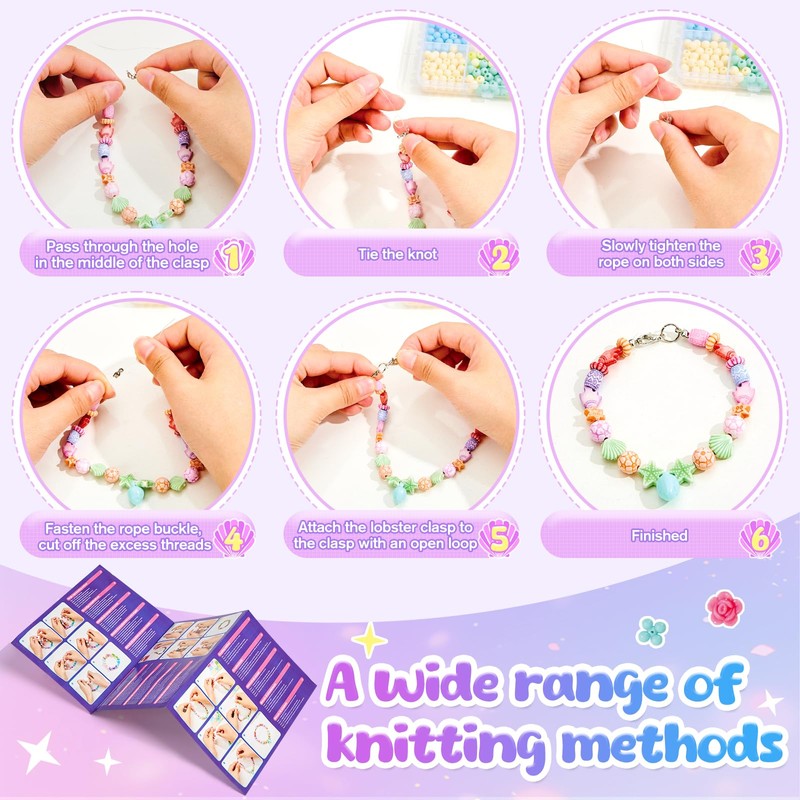 Bridokit Perlen für Armbänder