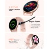 Parsonver Reloj inteligente para mujer, responde/realiza llamadas, pantalla táctil HD