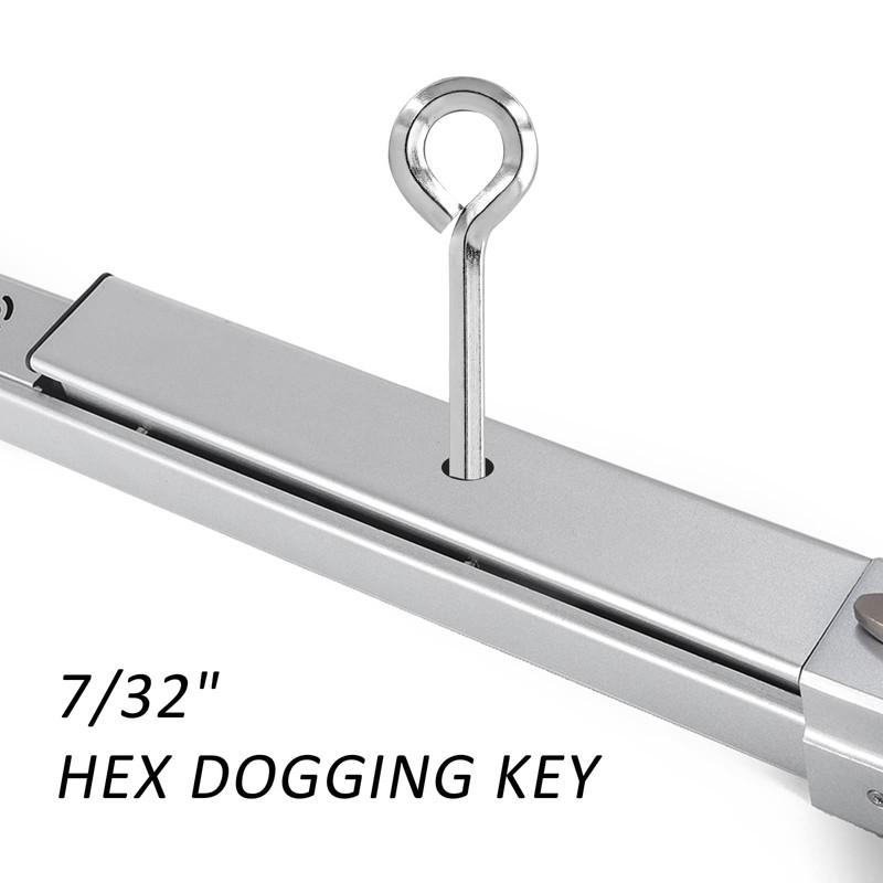 Litoexpe 5 Pcs 7/32 Inch Hex Dogging Key with Loop
