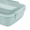 Lunch Box 3 Compartments 304 Stainless Steel Plastic Matching Spoon