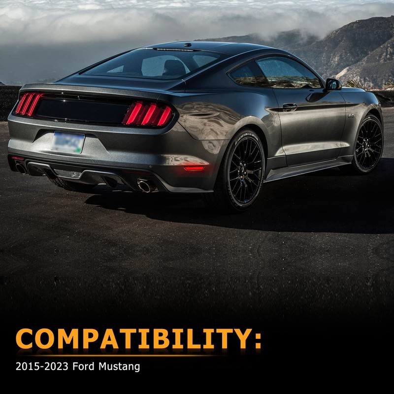 Gempro LED Side Marker Lights for Ford Mustang 2015-2023 Rear