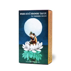 (Gentle Touch That Calms Your Heart) Sun and Moon Tarot with Japanese Instruction Manual (English Language Not Guaranteed)