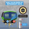 MOTOCOCHE Digital HVAC Gauges,R410A R134A Digital Vacuum Pressure Manifold gauges