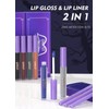 GL-Turelifes Matte Lip Gloss White Green Black Purple Vampire Lipstick