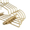 Koobay 12.5" Gold Metal Baby Clothes Clips Hanger Children Kids