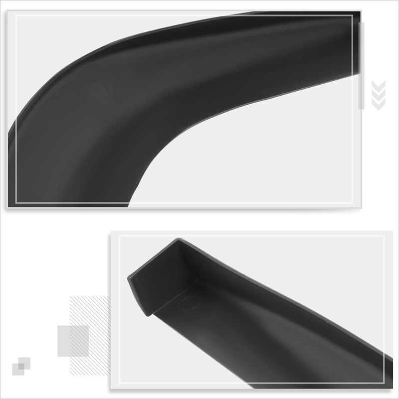 68 Inches Wide Universal Black Front Bumper Flat Under Panel