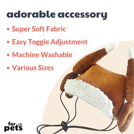 Huxley & Kent Pet Hat | Turkey Tester (Small) | Fun Thanksgiving Holiday Hat for Dogs/Cats | Cute, Comfortable and Fun | SnugFit Strings for Best Fit