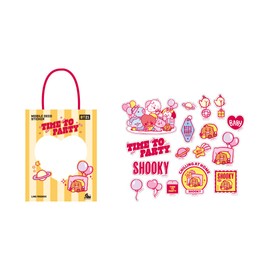 Solomon Shoji BT21 Mobile Deco Sticker Ver.3 (SHOOKY) MOBILE DECO STICKER (TIME TO PARTY)