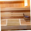 BIUDECO Bamboo Mat Sauna Seat Spa Bench Insulation and Comfort