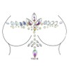 6Pcs Luminous Rhinestones Face Temporary Tattoos Glitter Festival Face Stickers