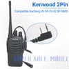 BAOFENG Ham Radio Earpiece Adapter,2 Pin to 3.5mm Walkie Talkies