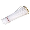 50 Packs Yellow Small Flags on Sticks Hand Waving Flag