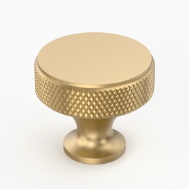 Amerdeco 10 Pack Champagne Bronze Knurled Cabinet Knobs Kitchen Cabinet Handles for Drawer, Cupboard and Wardrobe ZH0036