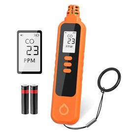 Carbon Monoxide Detectors, Portable CO Detector Battery Powered, Handheld Carbon Monoxide Monitor Alarm Detector with LCD Display for Home/Outdoor/Travel (Batteries Included)